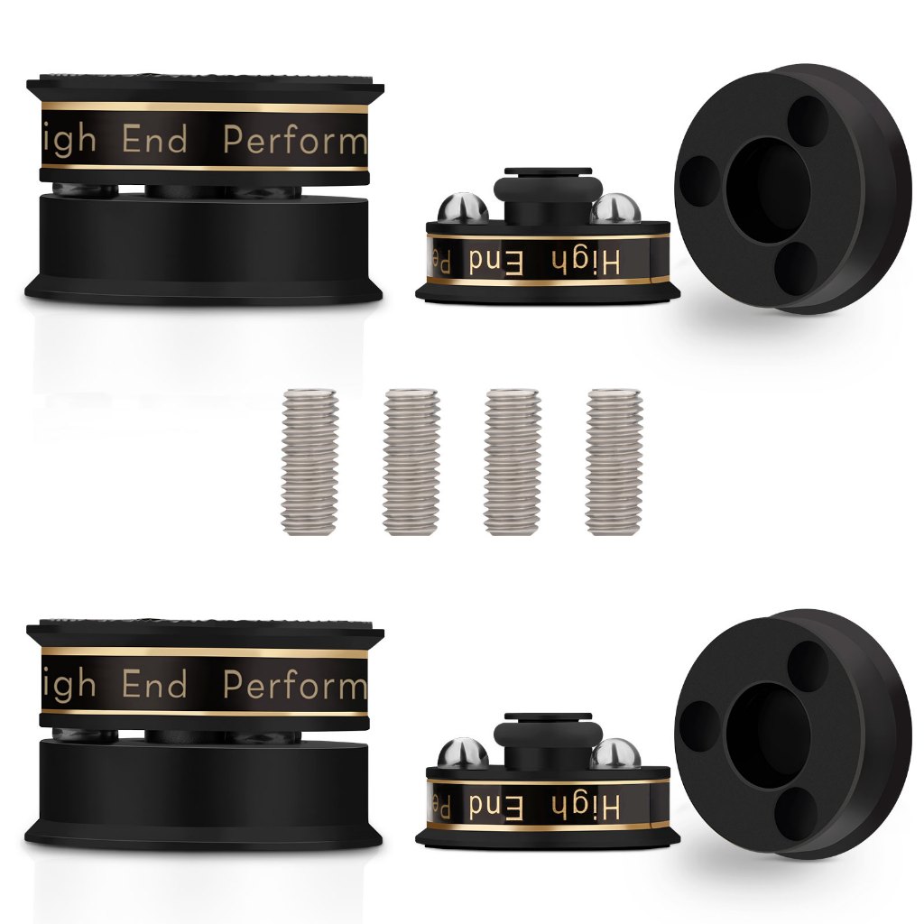 HiFi Audio Steel Ball Speaker Stand Foot Pad Antishock Absorber Spike