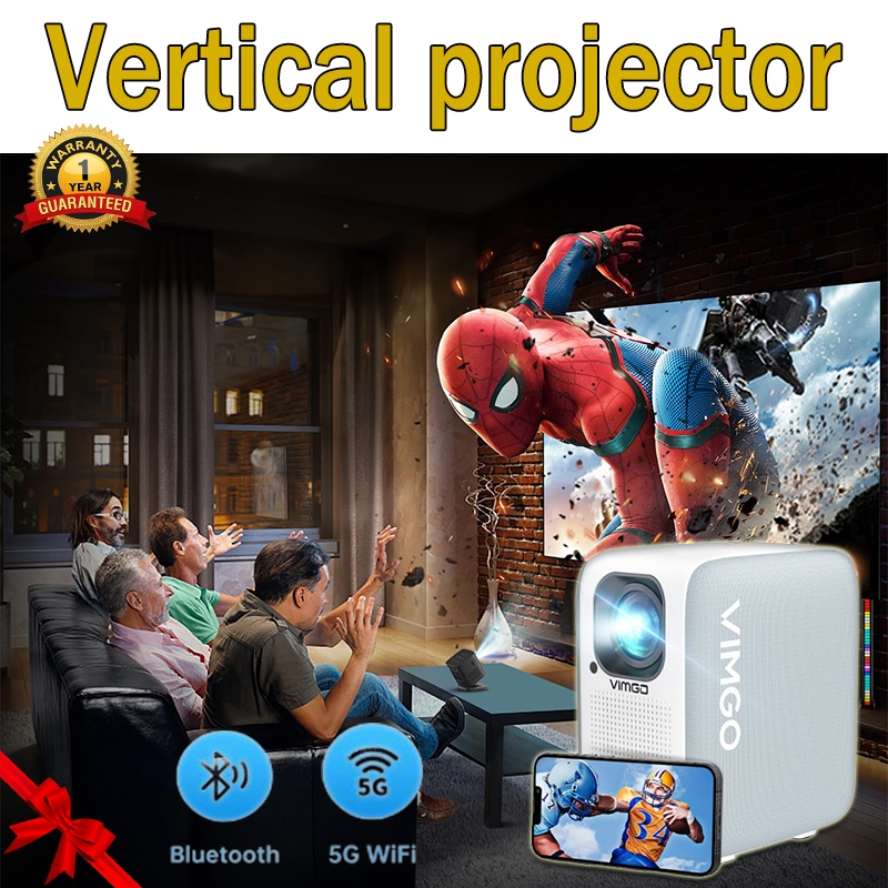 4K Smart Mini Projector for phone 999 Lumen support ios/Android WIFI ...