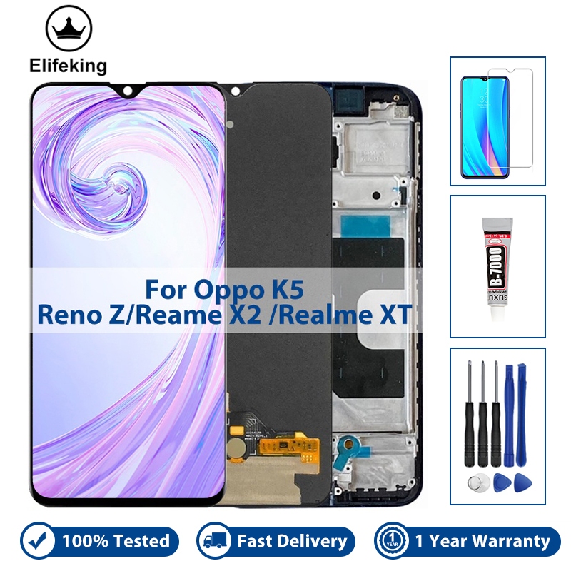 100% Tested LCD For OPPO K5 Reno Z Reame X2 XT Display Touch Screen ...