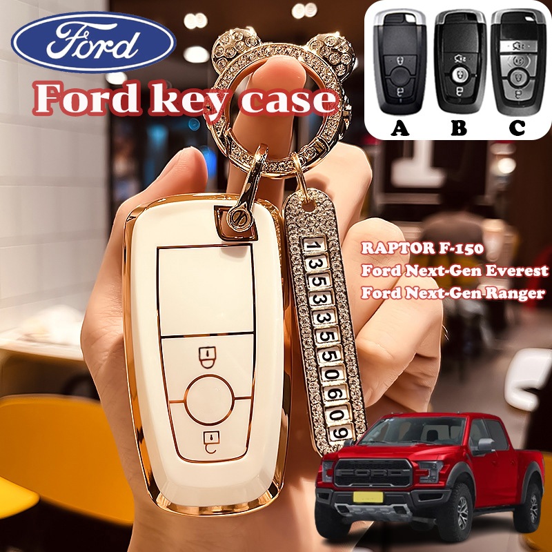 Ford 2/3/4buttons key case for Ford RAPTOR F-150/Ford Next-Gen Everest ...