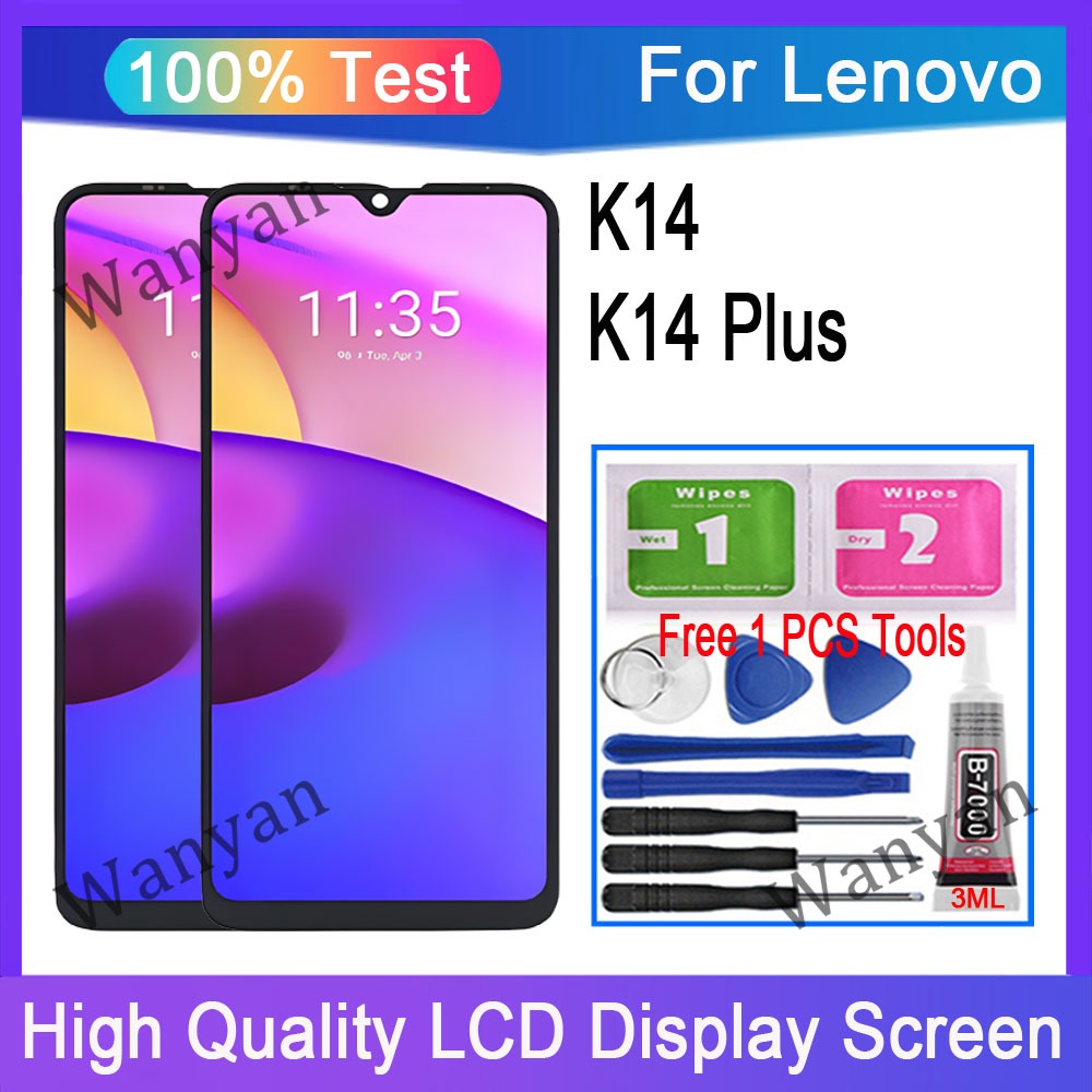 Original Lenovo K14 K14 Plus LCD Display Touch Screen With Frame ...