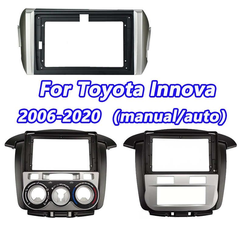 Car Stereo 2din Panel Fascia for TOYOTA Innova 2006-2020 9 inch Android ...