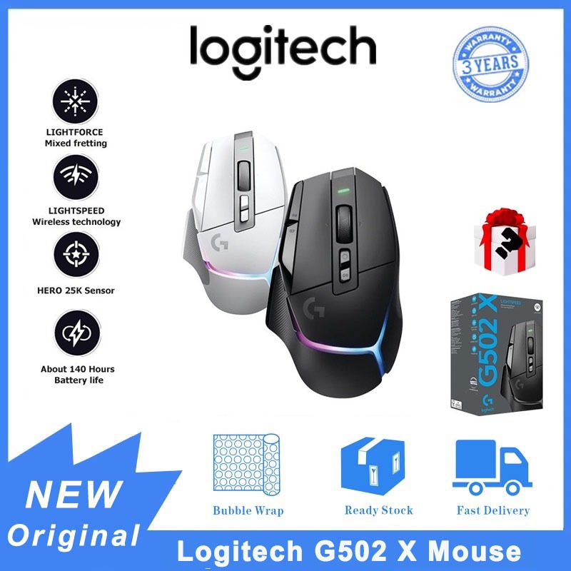 Logitech G502 X LightSpeed Wireless Gaming Mouse 25600DPI Gaming Mouse ...