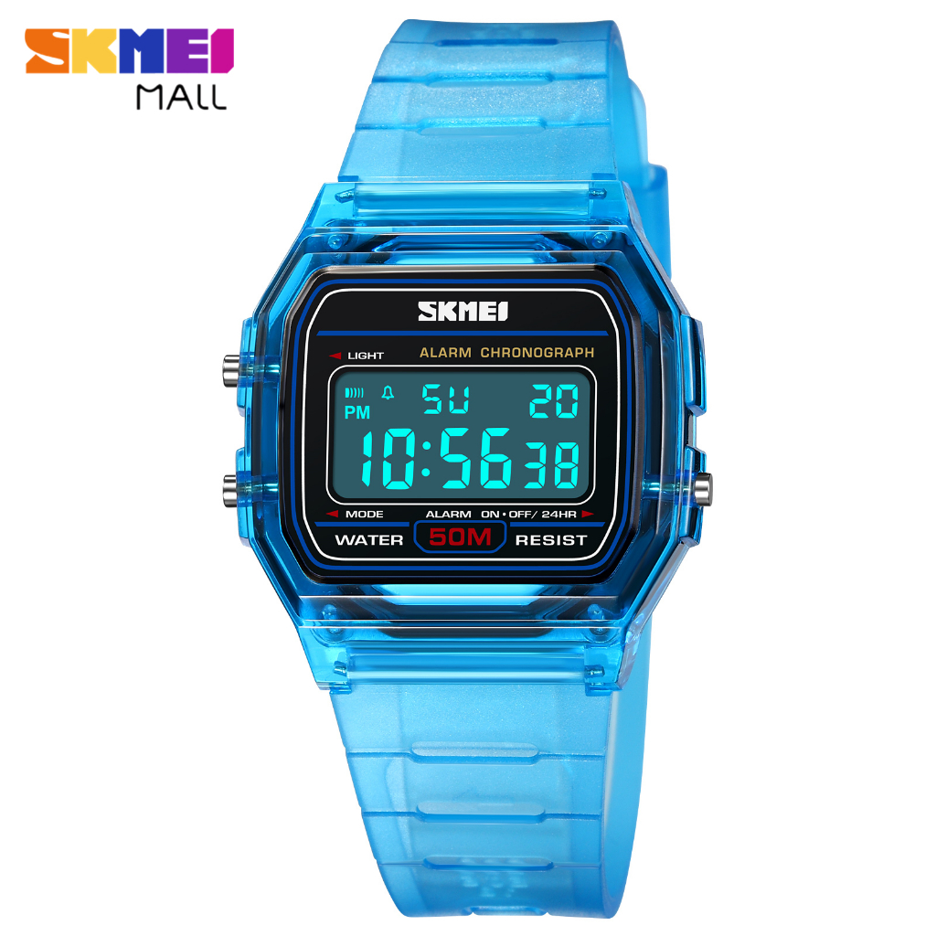 SKMEI 2056 Fasion Watch for Women 50m Waterproof Digital Stopwatch  Wristwatch Alarm Date