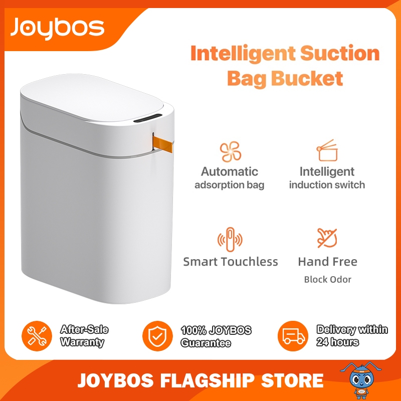 Mua MOPALL Small Bathroom Trash Cans With Lids,Motion Sensor Bathroom Trash Cannarrow Waterproof Plastic 35 Gallon Automatic Adsorption Touchless Garbage Canwhite B0b4nq63j3