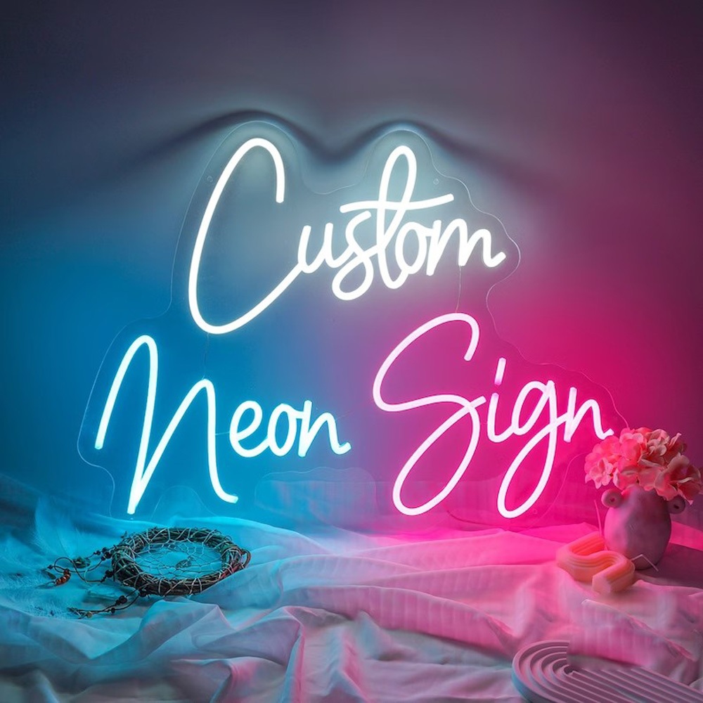 Custom Name / Logo Neon Signs Customised Wedding Party Birthday Shop ...