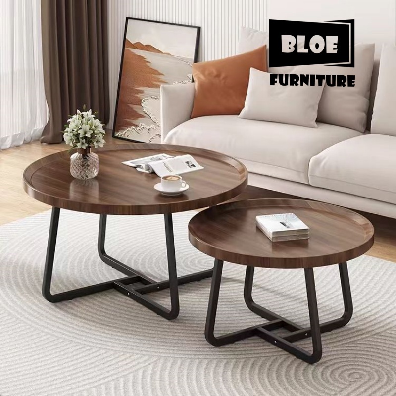 BLOE Light Luxury Living Room Small Apartment Coffee Table Simple ...