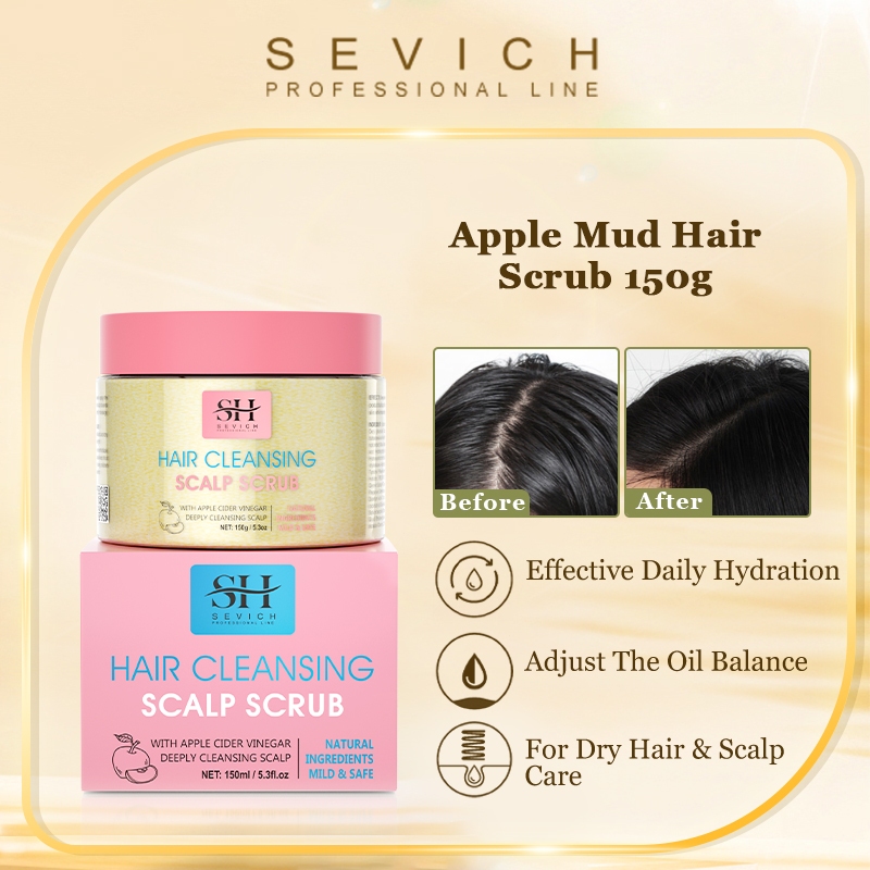 SEVICH Apple Puree Shampoo Scrub Oil Control Scalp Itching Anti ...