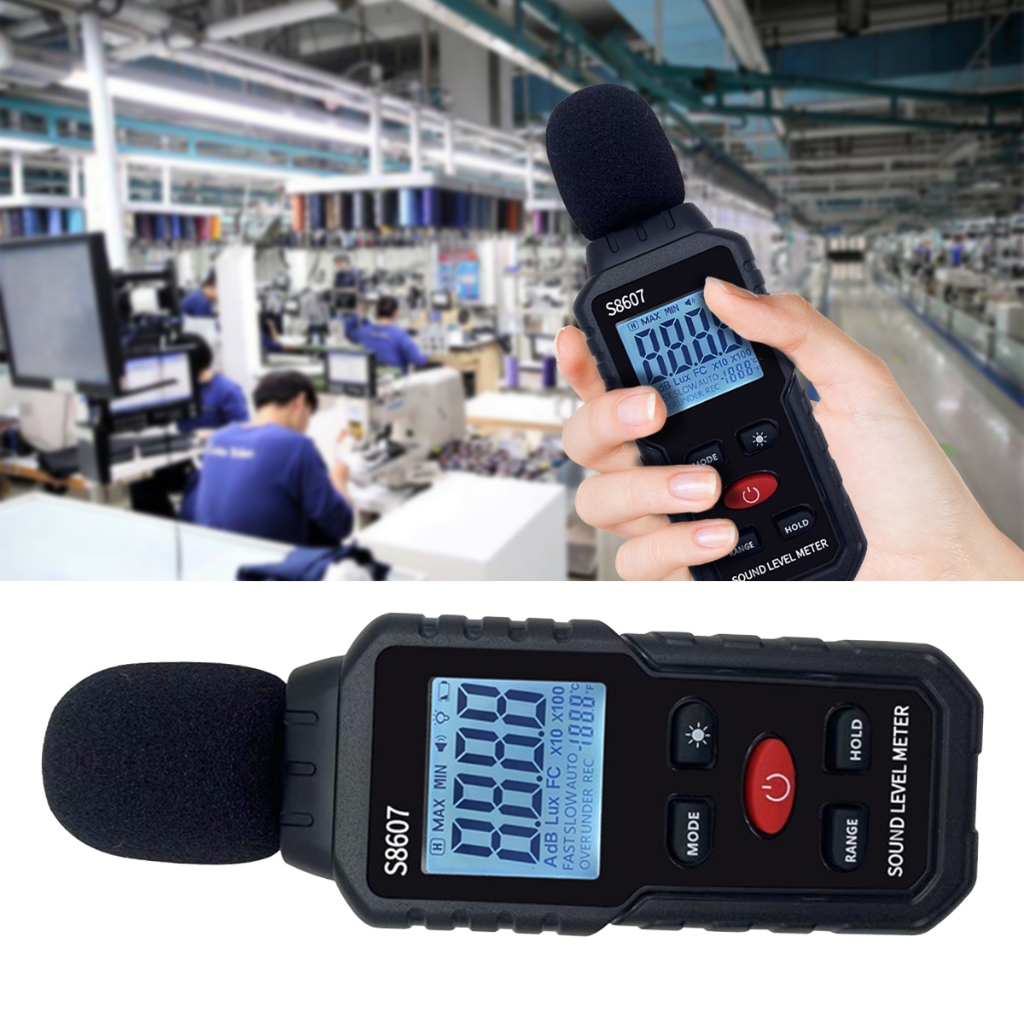 2024 New Sound Level Meter Digital Handheld-DB Meter Noise Audio-Level ...