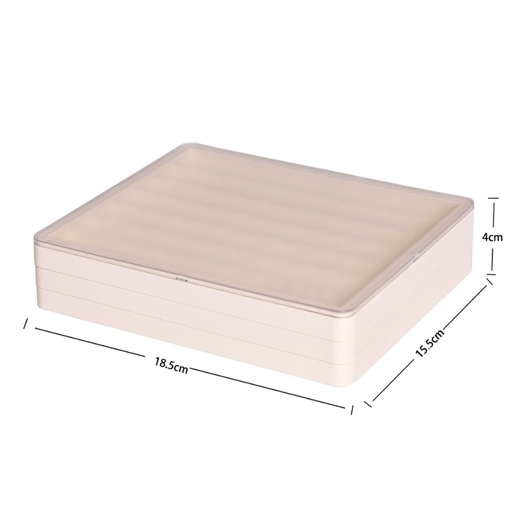 Keycap organizer milk white/black/pink/purple dustproof multilayer ...