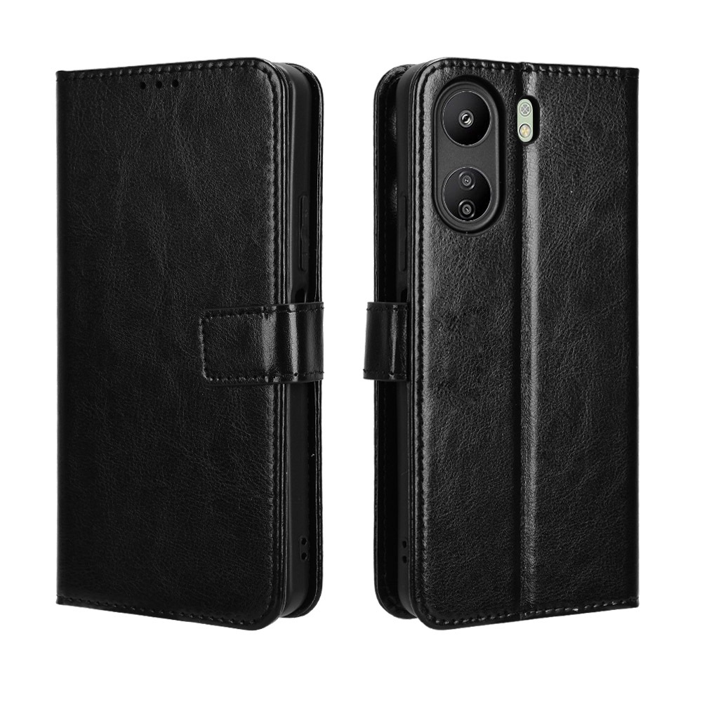 Wallet Card Slot Magnetic Flip Leather Case For Xiaomi Poco C65 4G