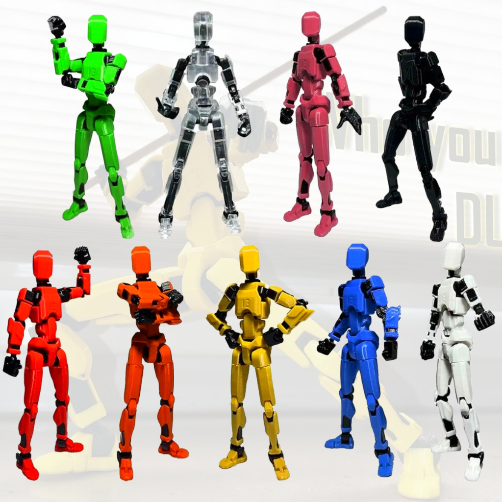 multi jointed movable robot Toy Educational Children's Upgraded Version ...