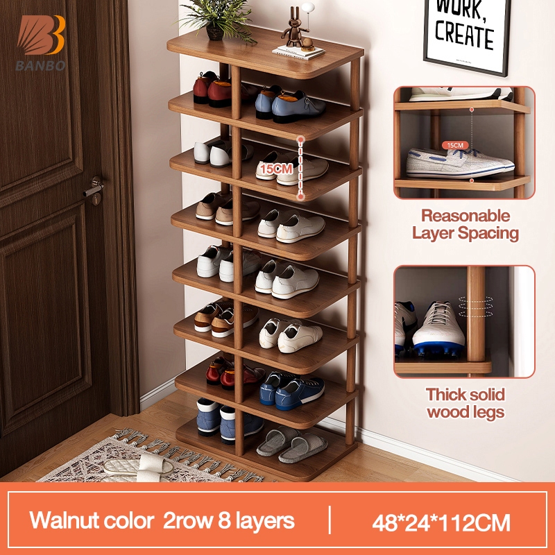 High Quality Wooden Shelves Shoe Cabinet Storage Rack Wooden Rack Shoe ...