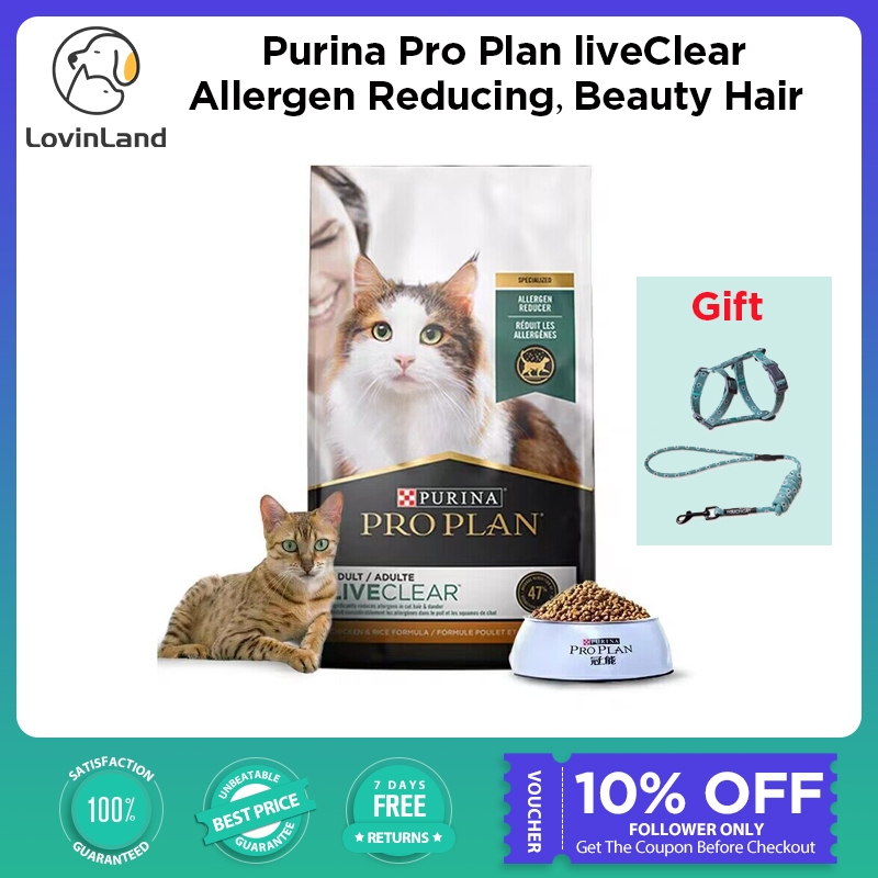 Purina Pro plan LIVECLEAR Allergen Reducing, High Protein Cat Food ...