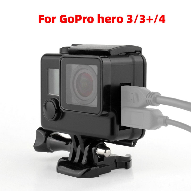 GoPro Hero 3/3+ Blackout Gehäuse – Matt Schwarz & Wasserdicht Bis 40 M | Für Diskrete Aufnahmen