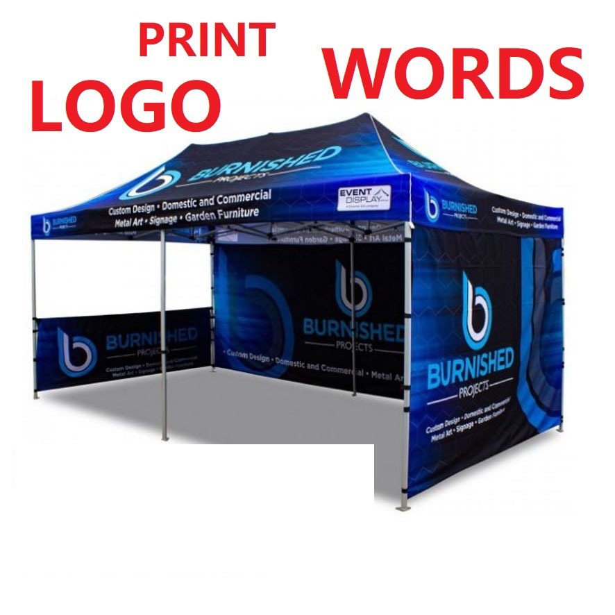 Free design!!! PRINT TENT/CUSTOMIZE TENT 8x8 10x10/ 80cm top roof ...