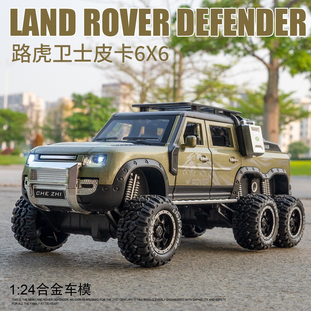 1/24 Scale Land Rover Defender Diecast Alloy Pull Back Car Collectable ...