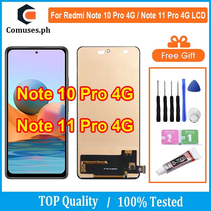 Comuses Original Lcd For Xiaomi Redmi Note 10 Pro 4g5g Redmi Note