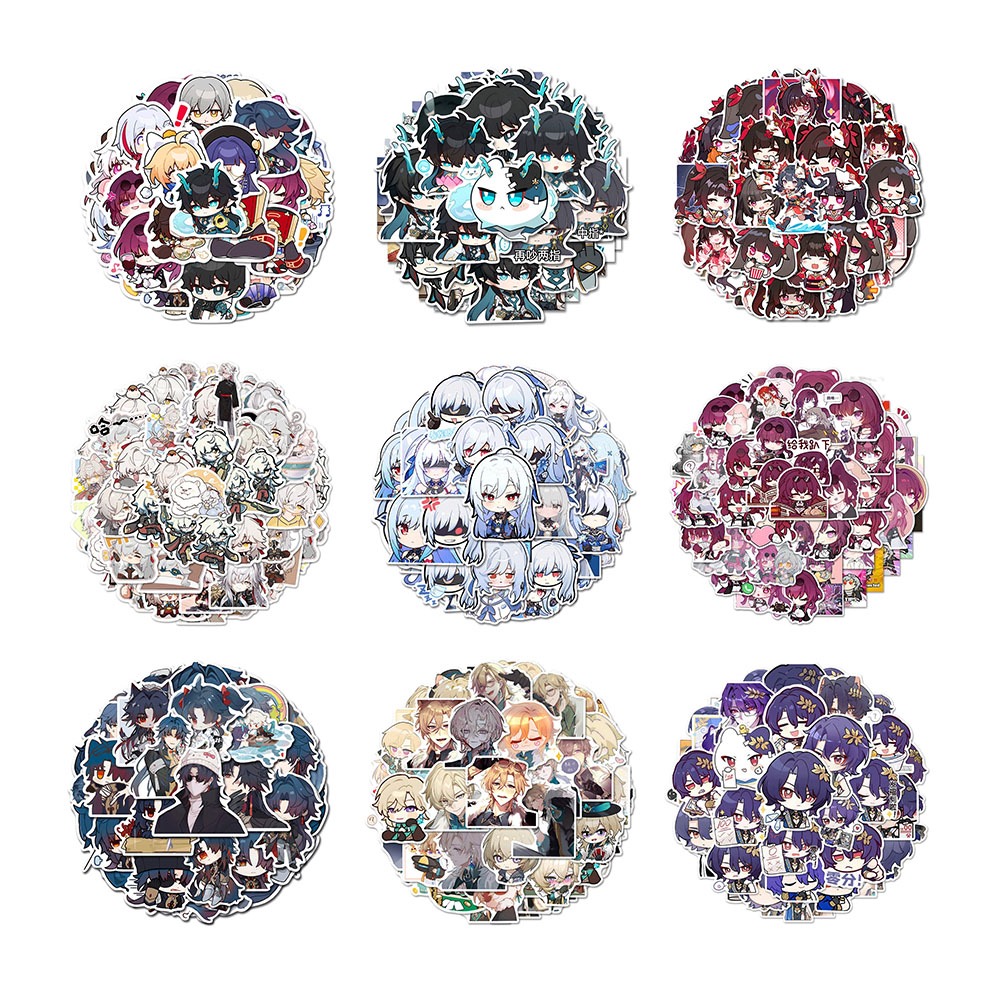 Sunsyea Honkai: Star Rail Merch Fans Collection Stickers Argenti Blade ...