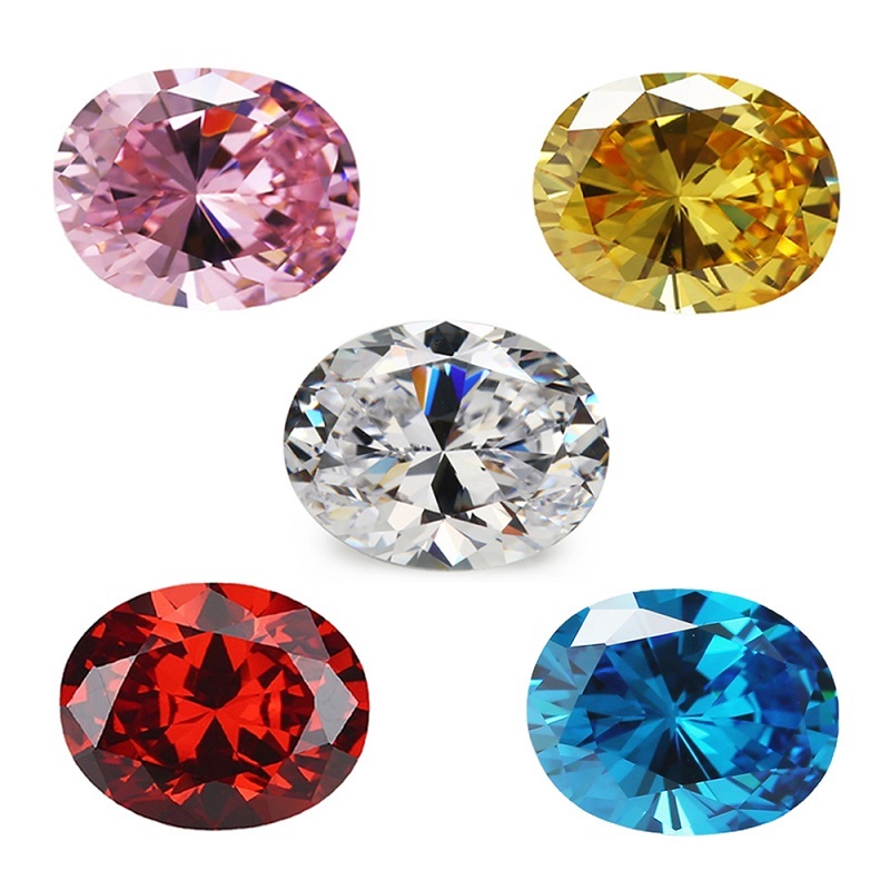 50pcs 3x3-12x12mm 5A Cushion Cut White CZ Stone Loose Cubic Zirconia Synthetic Gemstone For Jewelry
