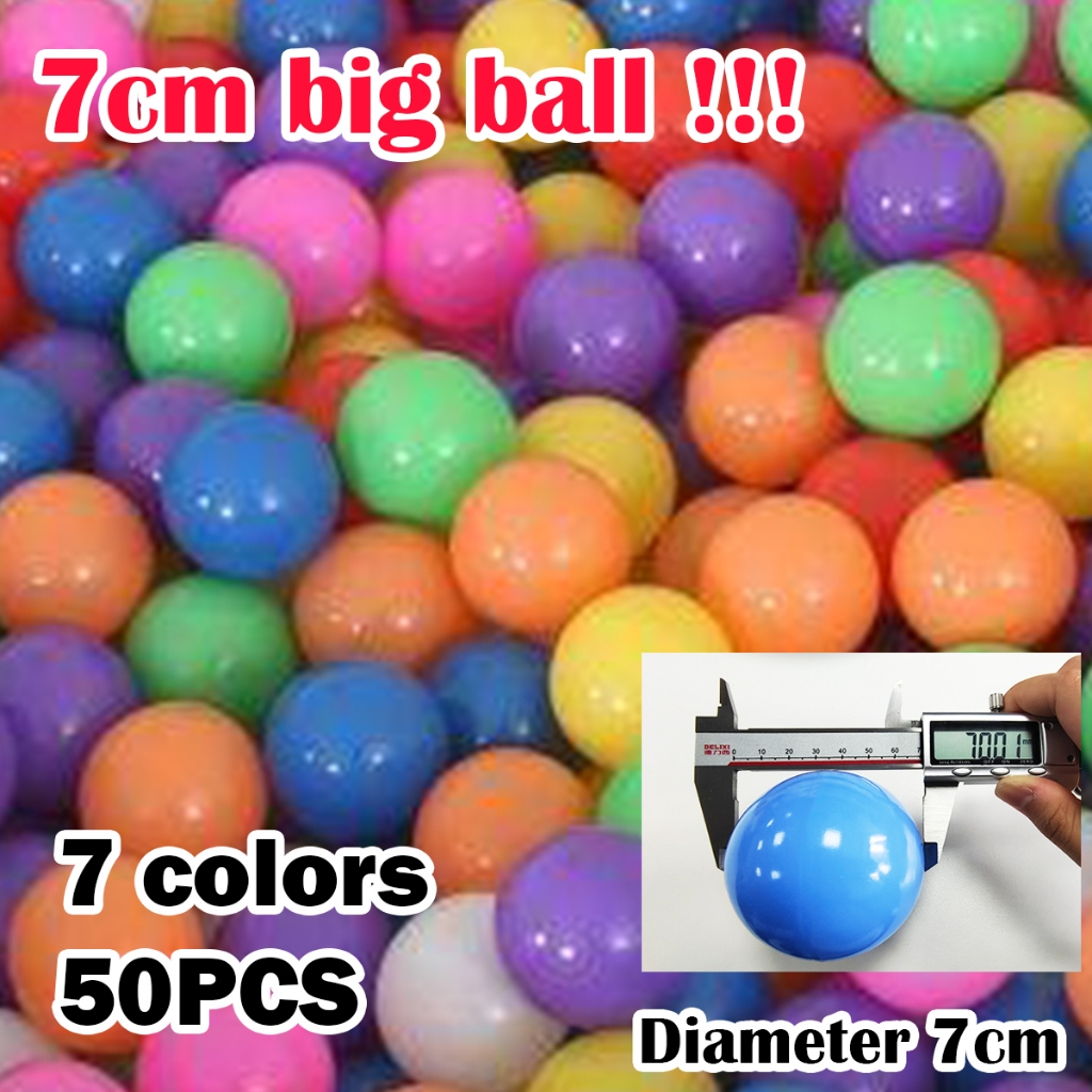 Baby Play Soft Plastic Ocean Balls Diameter 7cm big stress ball
