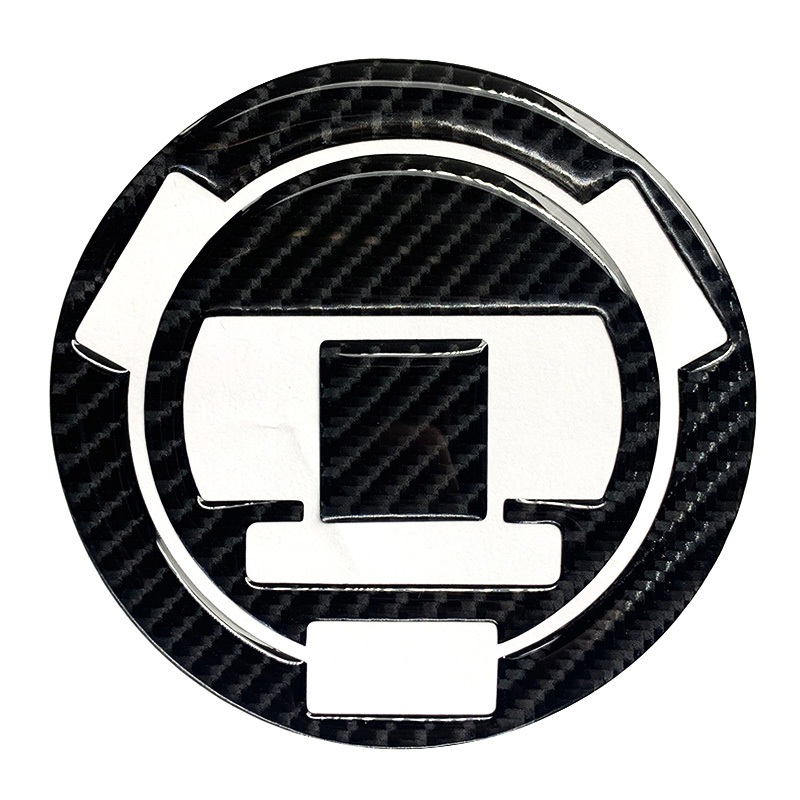 3D Motorcycle Fuel Tank Cover Carbon Fiber Stickers Decals For BMW