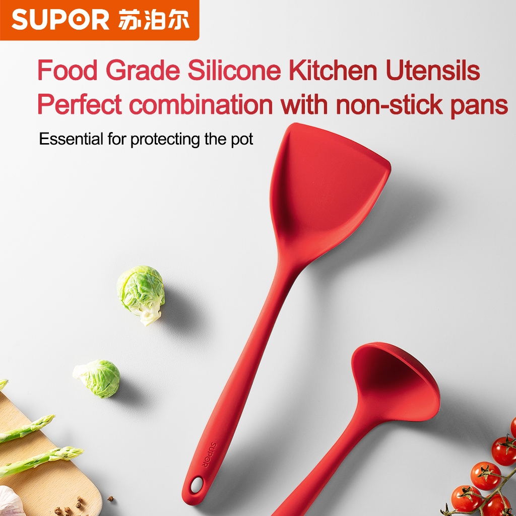 Supor Food Grade Silicone Kitchen Utensils/Silicone turner/Silicone ...