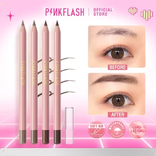 PINKFLASH Eyebrow Pencil Waterproof Soft Cruelty-Free 4 Colors