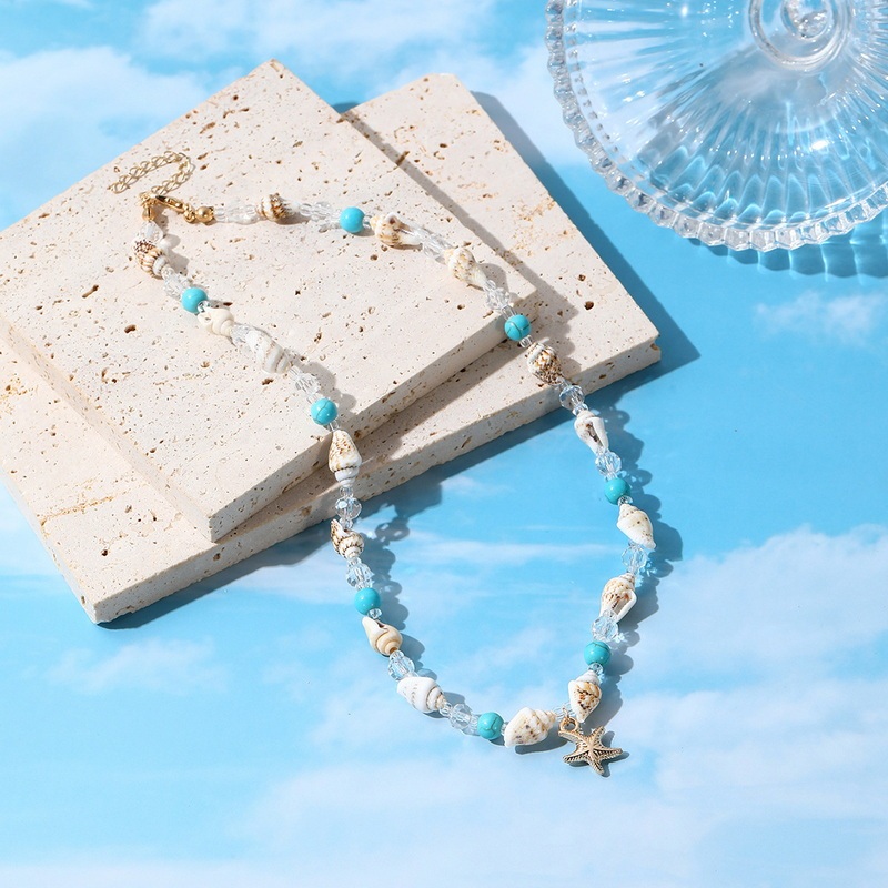 thumbnail image 2 of Firstmeet Natural Freshwater Shell Choker With Bracelet Pearl 2 of 14