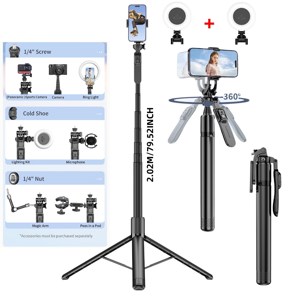 Tripod Stand Mpow Selfie Stick Tripod In MPow 3-in-1 Wireless