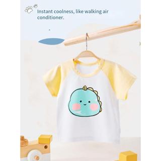 Wt Summer New Style Boy Short-sleeved T-shirt Pure Cotton Girl Baby 