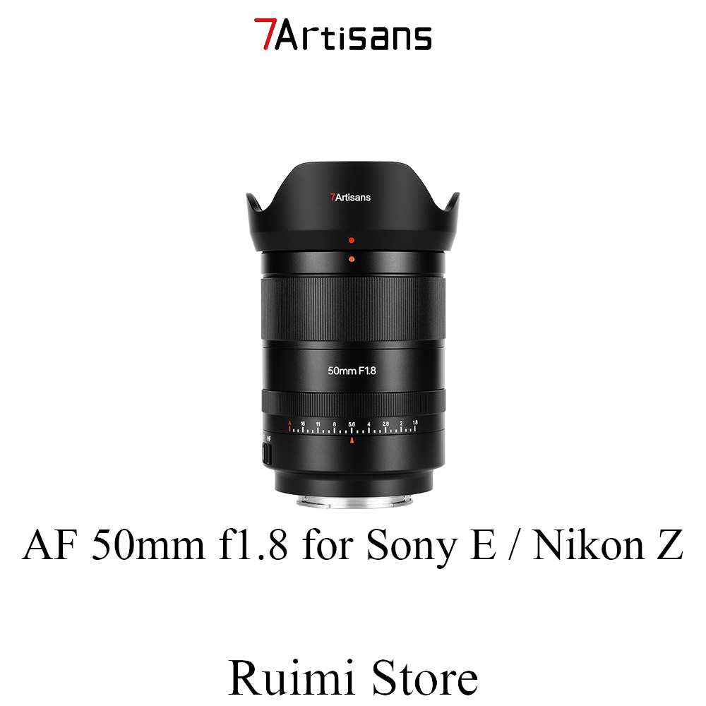 7Artisans 50mm Full Frame Auto Focus Lens for Sony E Nik Z