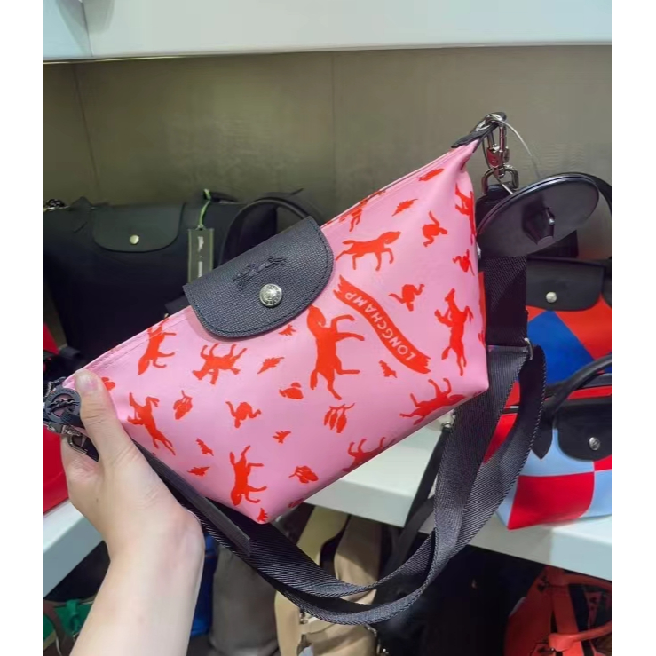 100 original stock LONGCHAMP Le Pliage Galop Mini Design Women s crossbody bag Single shoulder bag dumpling bag Shopee Philippines