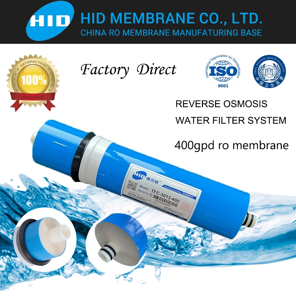 Hid 400gpd Ro Membrane 3013 400 Gpd Reverse Osmosis Water Filter Universal Replacement Membrane 8813