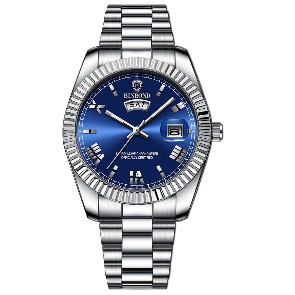 Binbang 0733 Water Ghost Roman Digital Watch Men's Non Mechanical ...
