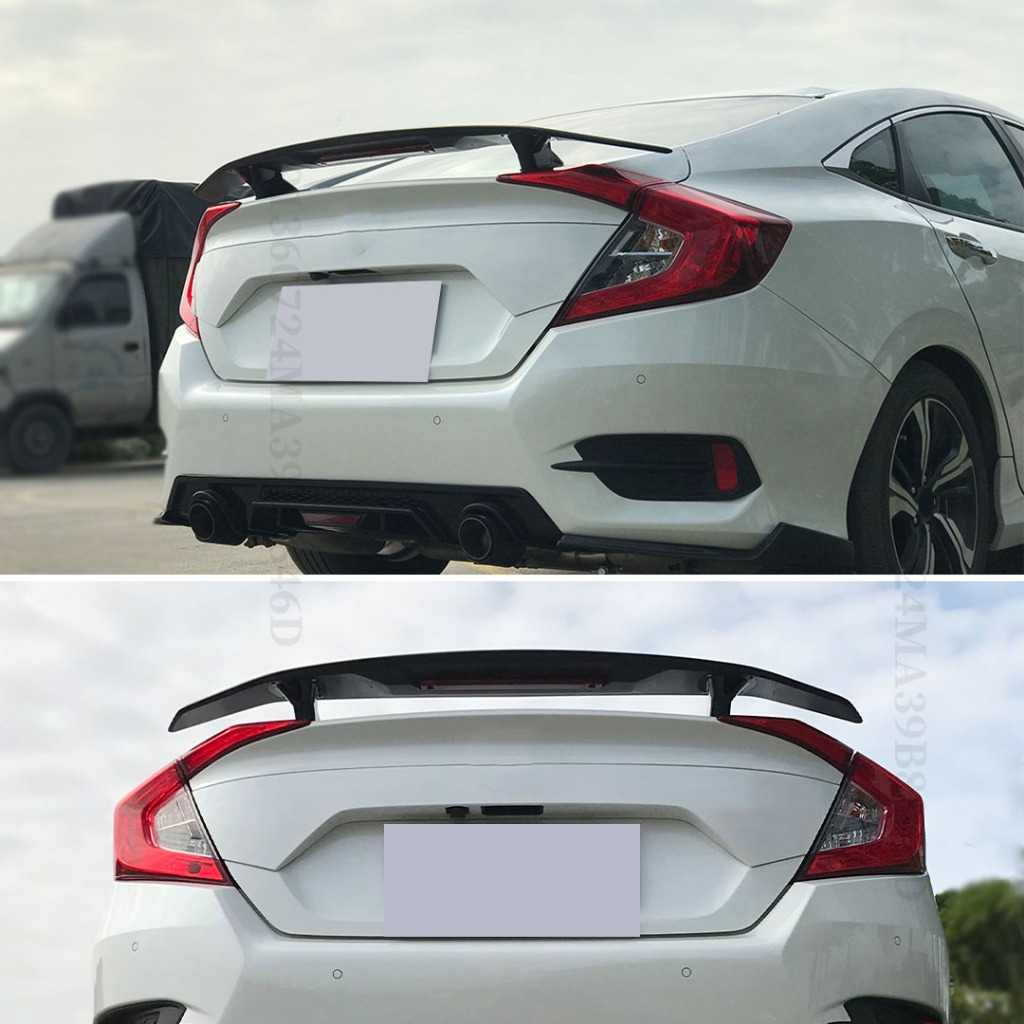 Universal GT JDM Style Racing Sport Rear Wing Spoiler Air Deflector For ...