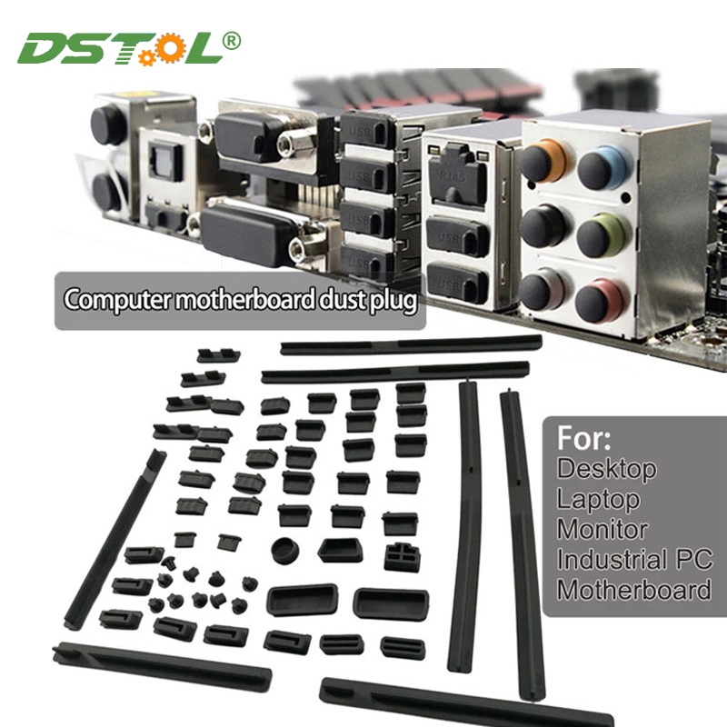 Universal Desktop Computer Anti Dust Plug 1Pc Black Laptop Dustproof ...