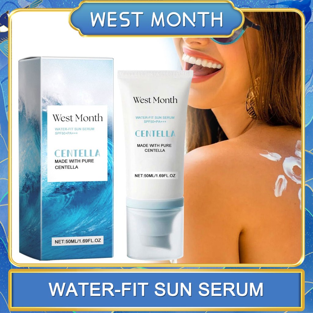 West&Month WaterFit Sun Serum SPF50+ Hydrating Sunscreen Body Sunblock