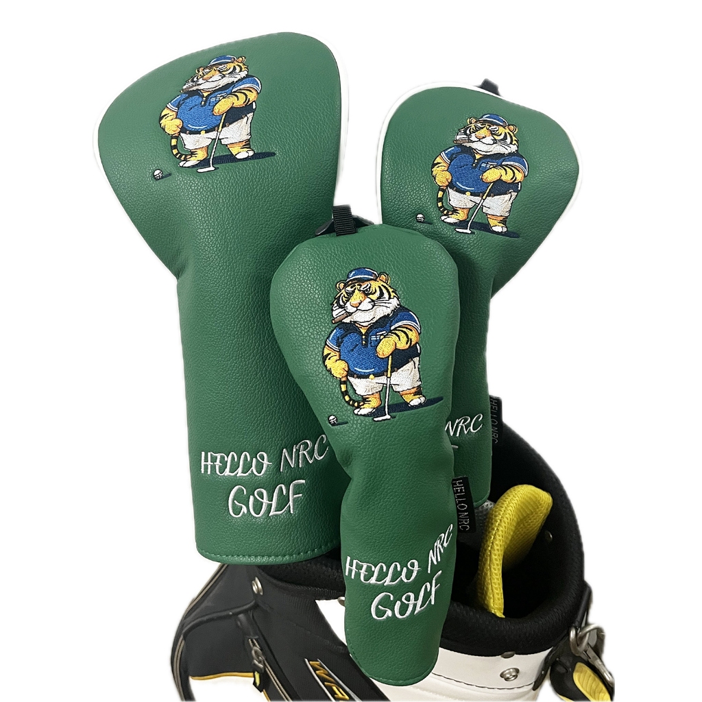 Tiki Man Golf Club Canvas Headcover - Unique Protection