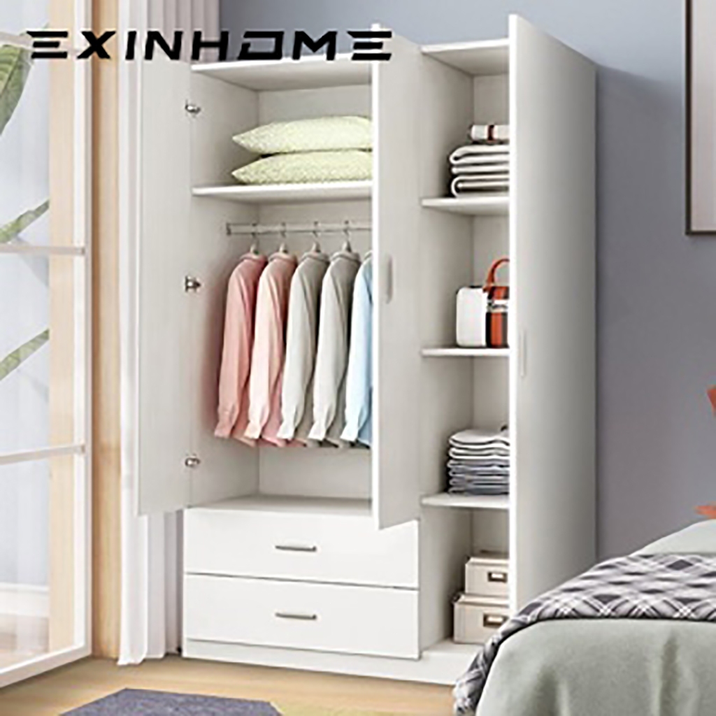 EXINHOME home bedroom wardrobe wardrobe simple assembly small cabinet ...