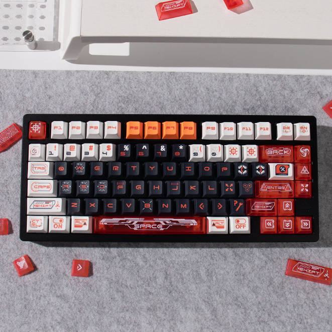 157 keys Future Mechanical Cool keycaps Cherry Profile PBT PC keycap ...