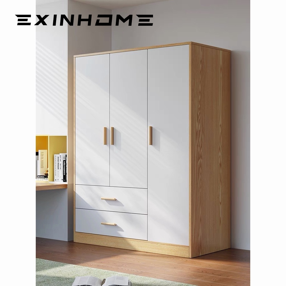 EXINHOME Bedroom Multifunctional Cabinet For Clothes Wardrobe Small ...