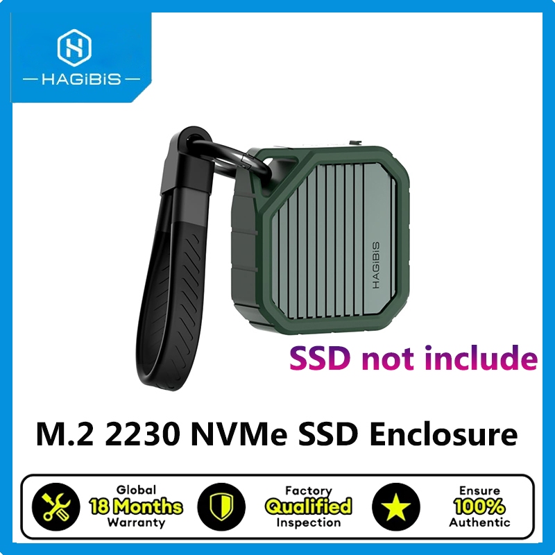 Hagibis m 2 2230 nvme ssd enclosure aluminum external mobile solid