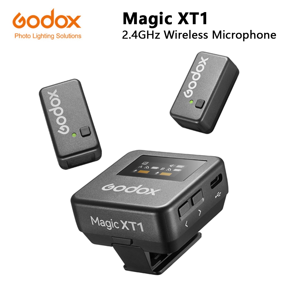 GODOX Magic XT1 2.4GHz Wireless Microphone System Max. 200M LOS Range