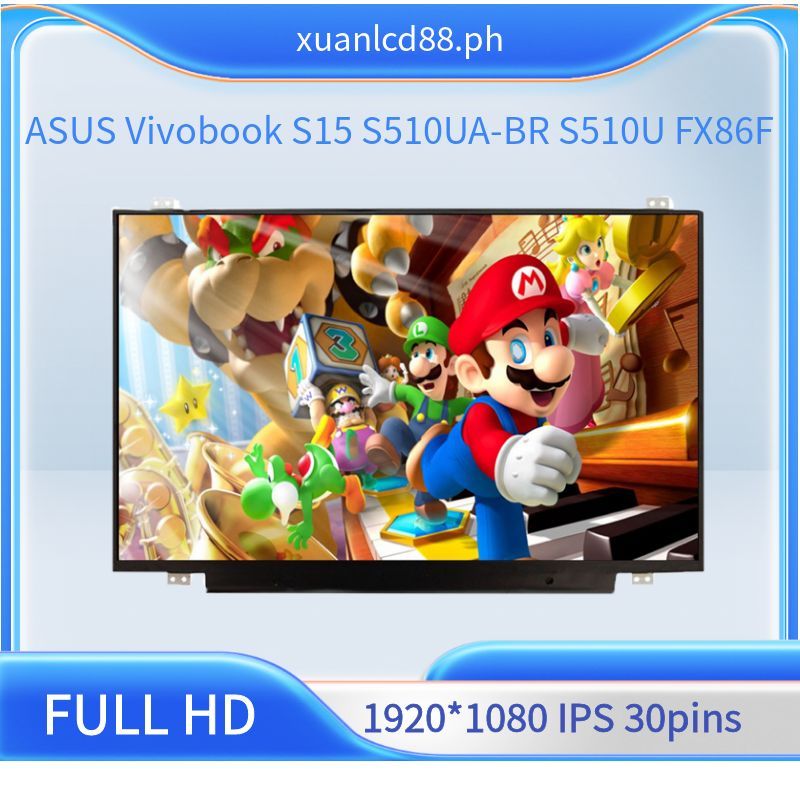 Écran LCD LED 15,6 Pouces Pour Asus VivoBook S15 S510UA-RB51 – Full HD 1920x1080, Remplacement Neuf, Garantie 1 An