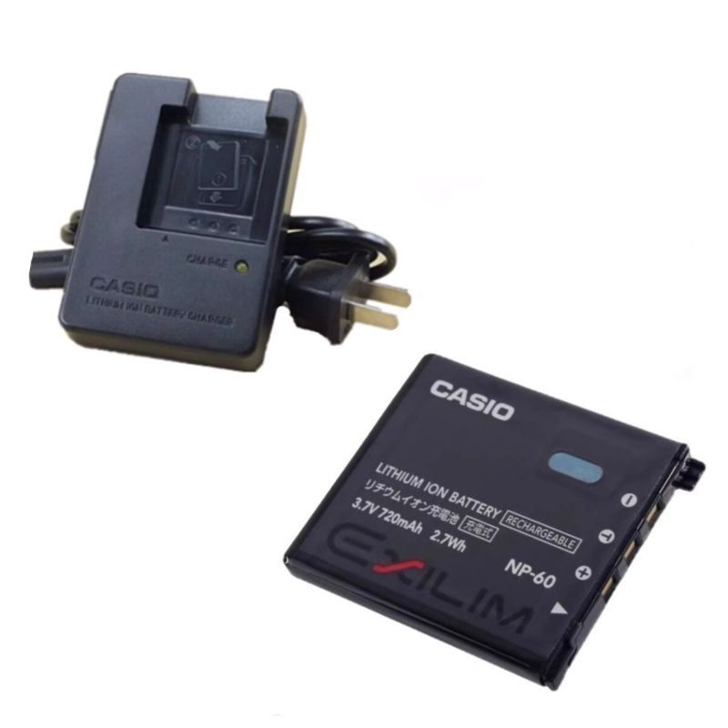 Vhbw 2 Batterie Compatibili Con Casio Exilim NP-60 | 550mAh 3,6V Li-Ion | Per Modelli EX-Z29, EX-FS10, EX-S12, EX-Z80 E Altri