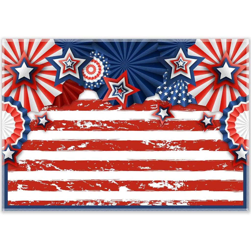 American Flag 4th of July Photography Backdrop USA Patriotic ...