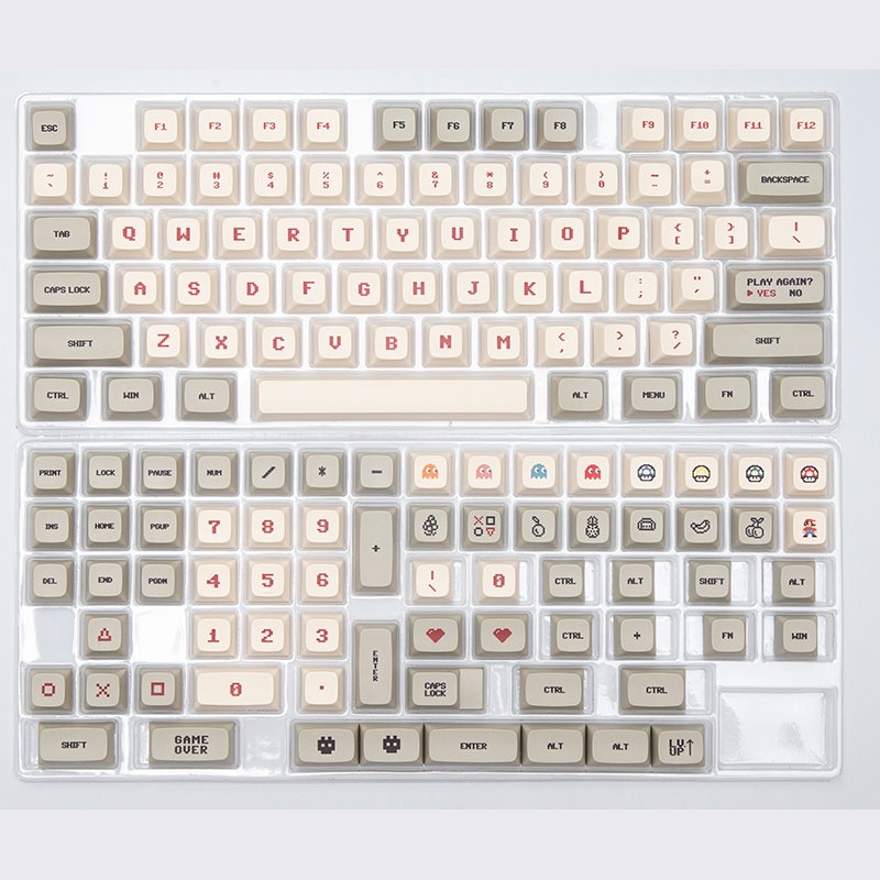 Famicom keycaps XDA profile Dye-Sublimation PBT keycap 143keys | Shopee ...