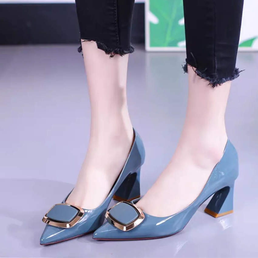 Women Classic Pointed Toe Party Night Club Heel Shoes Lady Cute Office