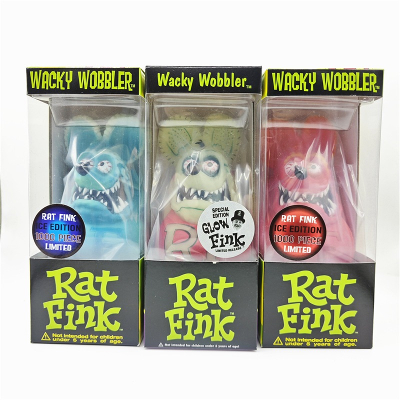 3 Style Tales of the Rat Fink Figures Cartoon Crazy Mouse Ratfink Boxed ...